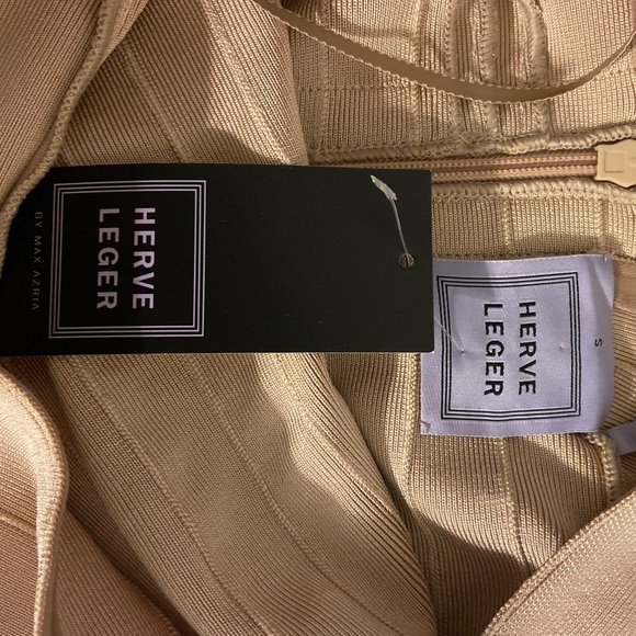 Herve Leger Bandage Bodycon One Shoulder Dress - Picture 8 of 8